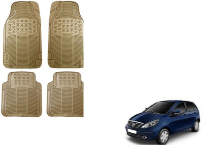 Auto Oprema Rubber Standard Mat For  Tata Vista(Beige)
