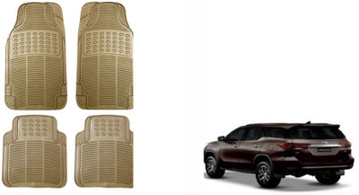 Auto Oprema Rubber Standard Mat For  Toyota Fortuner(Beige)