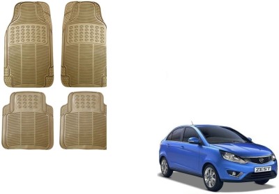 Auto Oprema Rubber Standard Mat For  Tata Zest(Beige)