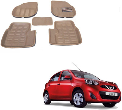 AuTO ADDiCT EVA 3D Mat For  Nissan Micra Active(Beige)