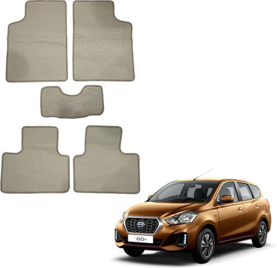 Oshotto Fabric Standard Mat For  Datsun Go+(Beige)