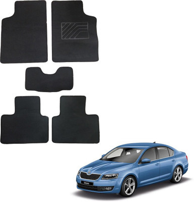 Oshotto Fabric Standard Mat For  Skoda Octavia(Black)
