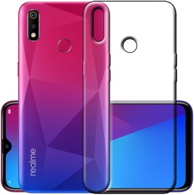 SNAZZY Back Cover for Realme 3, Realme 3i(Transparent, Grip Case, Silicon, Pack of: 1)