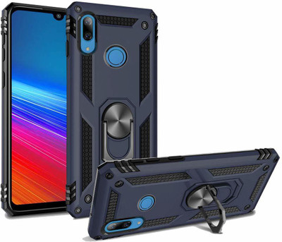 Accessories Kart Back Cover for Mi Note 7S 360° Rotating Ring Kickstand Protective Case Hybrid Heavy Duty Shockproof Blue(Blue)