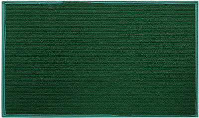 KUBER INDUSTRIES Microfiber Door Mat(Green, Free)