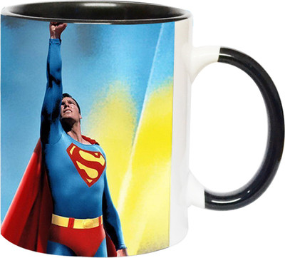 ARTBUG Superman - 2899 - BLK Ceramic Coffee Mug(350 ml)