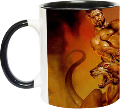 ARTBUG Hercules - 2740 - BLK Ceramic Coffee Mug(350 ml)