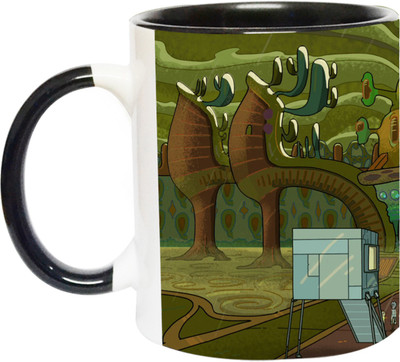 ARTBUG Rick And Morty - 3405 - BLK Ceramic Coffee Mug(350 ml)