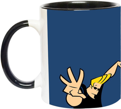 ARTBUG Johnny Bravo - 3240 - BLK Ceramic Coffee Mug(350 ml)