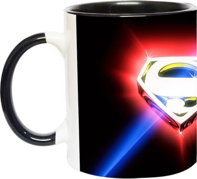 ARTBUG Superman - 2905 - BLK Ceramic Coffee Mug(350 ml)