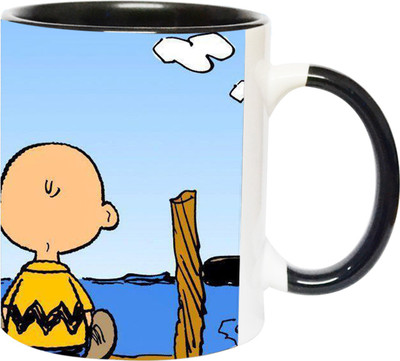 ARTBUG Snoopy - 3415 - BLK Ceramic Coffee Mug(350 ml)