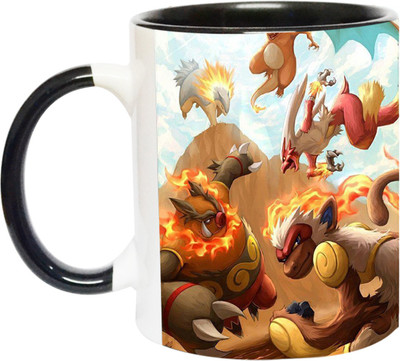 ARTBUG PokÃÂ©mon - 3340 - BLK Ceramic Coffee Mug(350 ml)