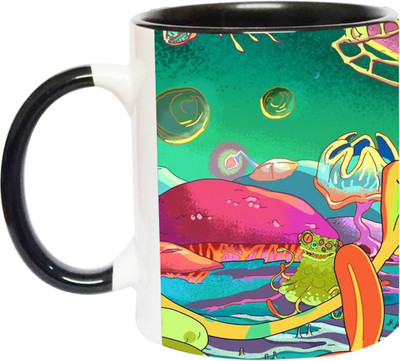ARTBUG Rick And Morty - 3382 - BLK Ceramic Coffee Mug(350 ml)
