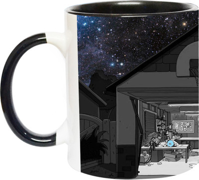 ARTBUG Rick And Morty - 3370 - BLK Ceramic Coffee Mug(350 ml)
