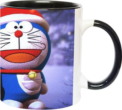 ARTBUG Doraemon - 3153 - BLK Ceramic Coffee Mug(350 ml)