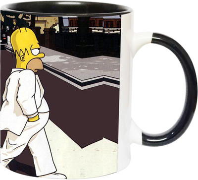 ARTBUG The Simpsons - 3454 - BLK Ceramic Coffee Mug(350 ml)