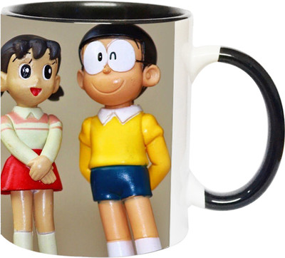 ARTBUG Doraemon - 3162 - BLK Ceramic Coffee Mug(350 ml)