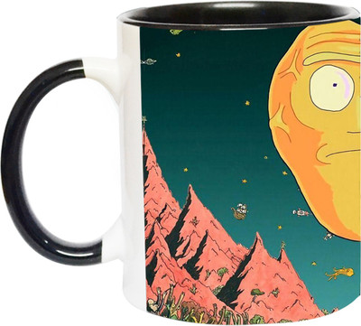 ARTBUG Rick And Morty - 3411 - BLK Ceramic Coffee Mug(350 ml)