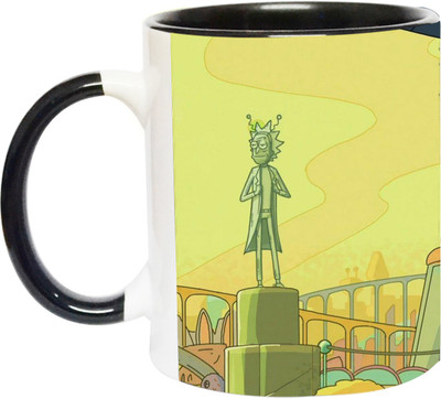 ARTBUG Rick And Morty - 3406 - BLK Ceramic Coffee Mug(350 ml)