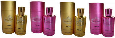 VIWA Miss Universe 2 Gold and 2 Pink Perfume 100ML Each (Pack of 4) Perfume  -  400 ml(For Men & Women)