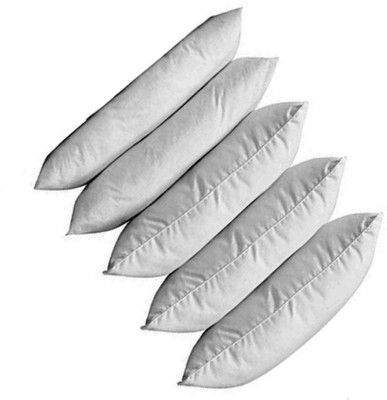 GKM Polyester Fibre Solid Sleeping Pillow Pack of 5(Multicolor)