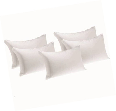 Changers Polyester Fibre Solid Sleeping Pillow Pack of 5(White)