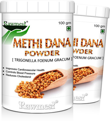 Rawmest Pure Fenugreek ( methi seed ) Powder 200 gm(2 x 100 g)