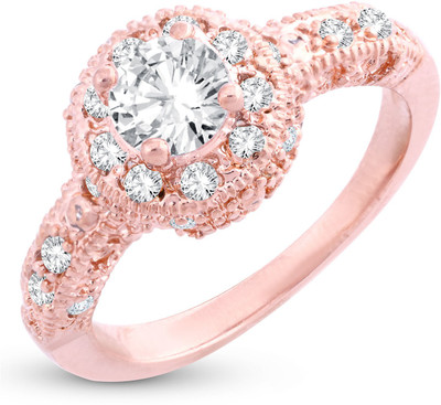 Sukkhi Alloy Crystal Gold Plated Ring