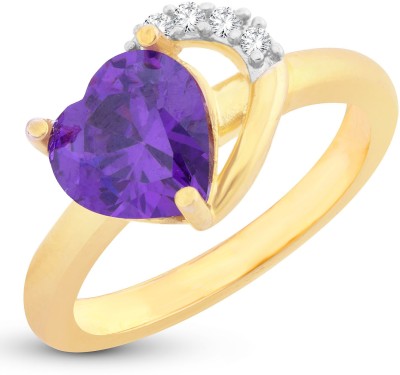 Sukkhi Designer Swarovski Crystal Gold Plated Ring Alloy Crystal Gold Plated Ring