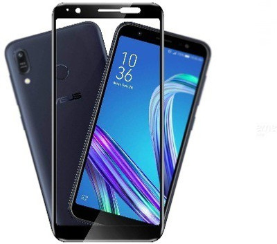 A-Allin1 Edge To Edge Tempered Glass for Asus Zenfone Max Pro M1(Pack of 1)