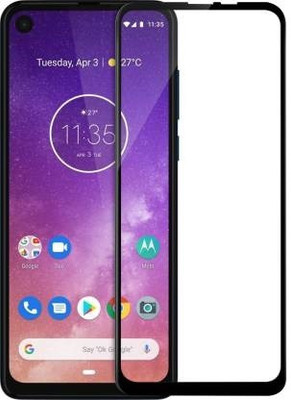 INFINITYWORLD Edge To Edge Tempered Glass for Motorola One Vision(Pack of 1)