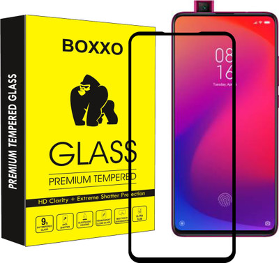 Boxxo Edge To Edge Tempered Glass for Mi K20, Mi K20 Pro(Pack of 1)