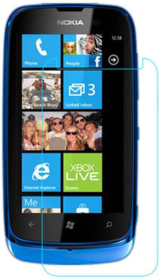 CHAMBU Tempered Glass Guard for Nokia Lumia 610(Pack of 1)