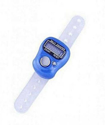 Sakar Mantra Jap Digital Finger Counting Machine Digital Tally Counter(Blue Pack of 1)