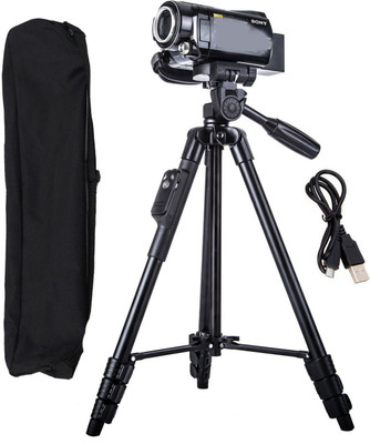 BUY SURETY High Quality New Profesional Tripod Stand Tripod(Black, Supports Up to 1500 g) – at Rs 849 ₹ Only