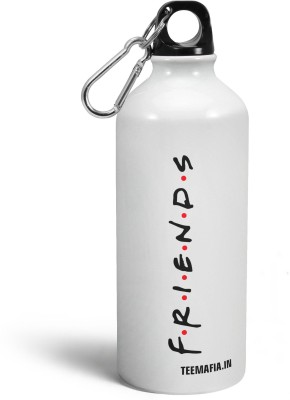 Tee Mafia Friends 600 ml Water Bottle(Set of 1, White)