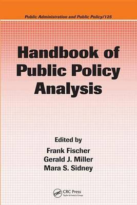 Handbook of Public Policy Analysis(English, Electronic book text, unknown)