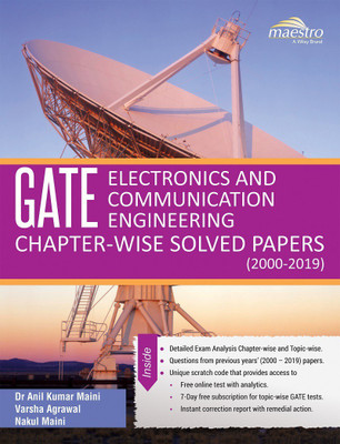 Wiley's GATE Electronics and Communication Engineering Chapter - wise Solved Papers (2000 - 2019)(English, Paperback, Dr Anil Kumar Maini, Varsha Agrawal, Nakul Maini)