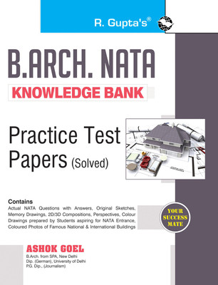 B. Arch. NATA Knowledge Bank Practice Test Papers(English, Paperback, Goel Ashok)