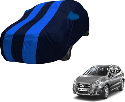 Amanzo Car Cover For Maruti Suzuki S-Cross (With Mirror Pockets)(Blue, Blue)