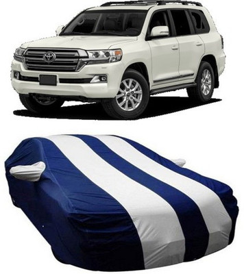 AAMANG Car Cover For Toyota Land Cruiser (With Mirror Pockets)(White)