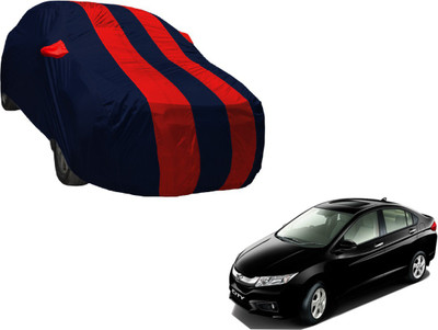 Auto Hub Car Cover For Honda City i-Vtec (With Mirror Pockets)(Multicolor)