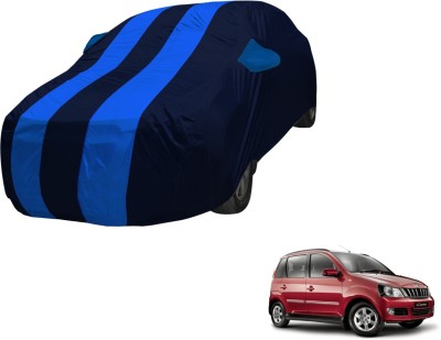 Auto Hub Car Cover For Mahindra Quanto (With Mirror Pockets)(Blue, Blue)