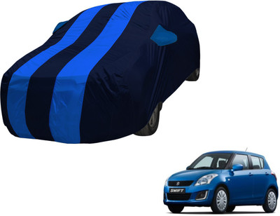 Auto Hub Car Cover For Maruti Suzuki Swift (With Mirror Pockets)(Blue, Blue)