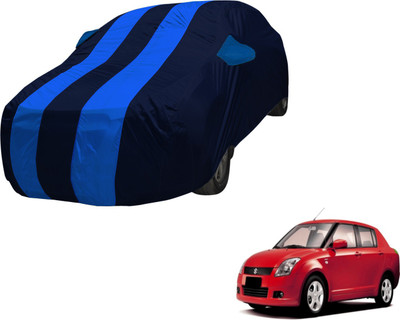 Amanzo Car Cover For Maruti Suzuki Swift Dzire (With Mirror Pockets)(Blue, Blue)