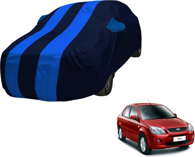 Amanzo Car Cover For Ford Ikon (With Mirror Pockets)(Blue, Blue)