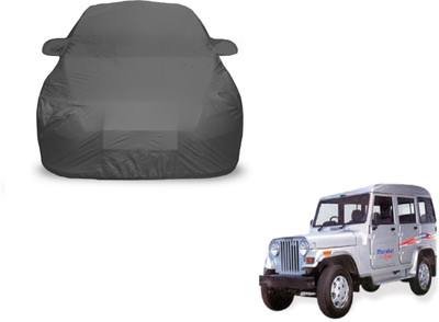 Amanzo Car Cover For Mahindra Marshal (With Mirror Pockets)(Grey)