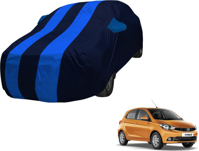 Amanzo Car Cover For Tata Tiago (With Mirror Pockets)(Blue, Blue)
