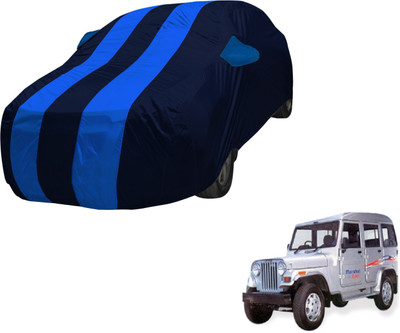 Amanzo Car Cover For Mahindra Marshal (With Mirror Pockets)(Blue, Blue)