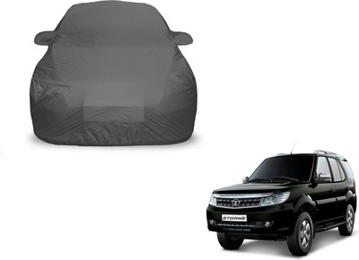 Amanzo Car Cover For Tata Safari Storme (With Mirror Pockets)(Grey)